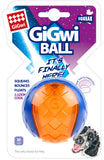 Gigwi Squeaker Transparent Ball -  Blue/Orange