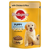 Pedigree Puppy Pouch With Chicken & Rice In Jelly