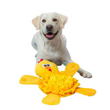 Outward Hound Snuffle Palz Chicken Plush Snuffle Mat Dog Treat Puzzle - Yellow