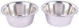 Pets Empire Round Metal Double Diner Bowl For Dogs