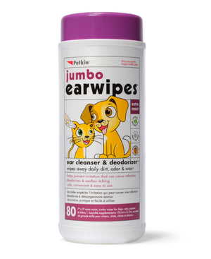 Petkin - Jumbo Ear Wipes