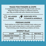 Wagg : Oven-Baked Fish Fingers & Chips Dog Treats with Fish & Potato