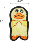 Outward Hound Invincibles Mini Plush Duck Stuffingless Dog Toy - Yellow