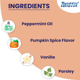 Twistix : Small Wheat-Free Dental Chews – Pumpkin Spice Flavour Dog Treats (Jar)