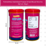 Hallo Feed Freeze Dried Blood Worm