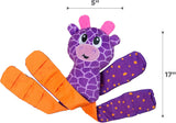 Outward Hound Silly Legz Giraffe Plush Dog Toy - Purple