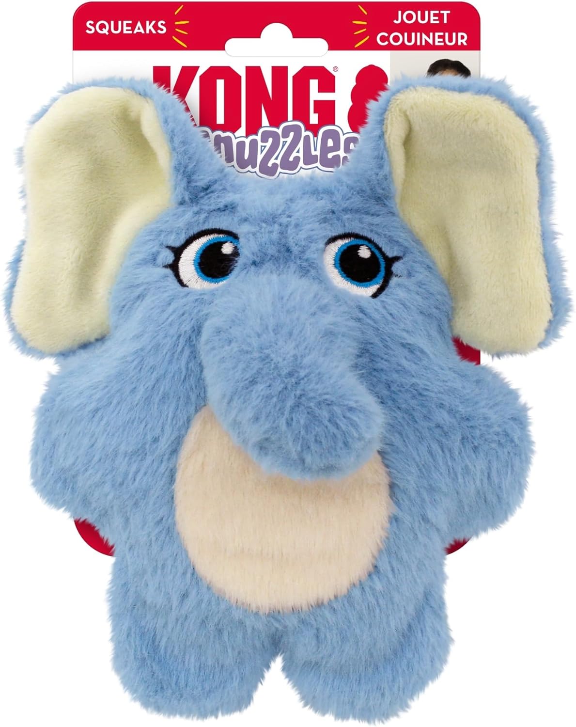Kong Snuzzles Kiddos Elephant Plush Dog Toy