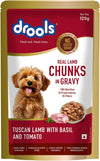 Drools Tuscan Lamb With Basil & Tomato Chunks In Gravy Pouch Buy 5 Get 1 Free
