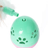 Smarty Pet Rolly Polly Tumbler With Feather Cat Toy