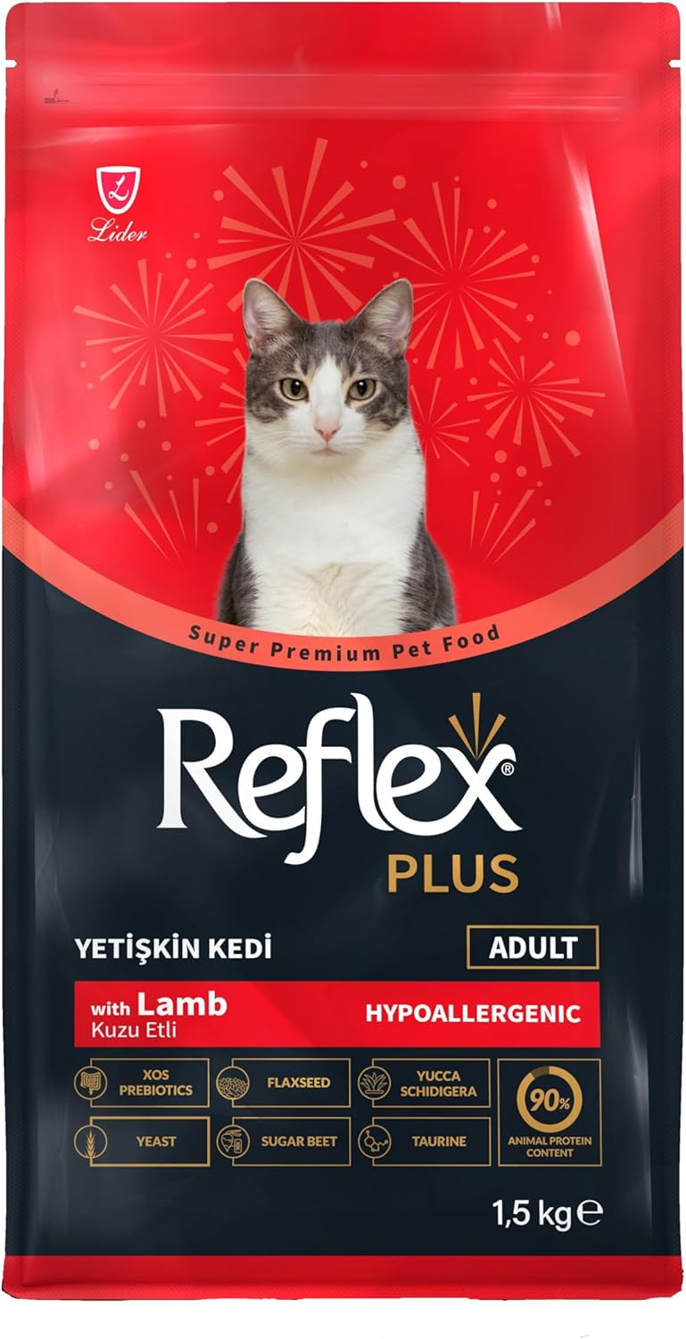 Reflex Plus For Adult Cat With Lamb & Rice Dry Food