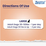 Twistix : Large Wheat-Free Dental Chews – Pumpkin Spice Flavor Dog Treats