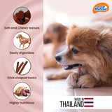 NOVEE : Liver Jerky Treats with Glucosamine - Training Dog Treats