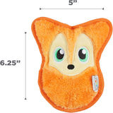 Outward Hound Invincibles Durablez Fox Dog Toy - Orange