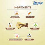 Twistix : Small Wheat-Free Dental Chews – Pumpkin Spice Flavour Dog Treats (Jar)