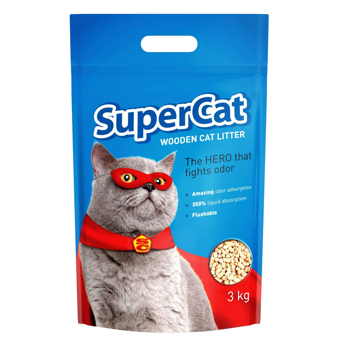 SuperCat Wooden Cat Litter