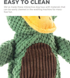 Outward Hound Scrunch Bunch Duck Interactive Plush Squeaky Dog Tug Toy