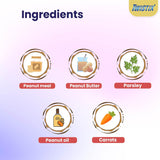 Twistix : Small Wheat-Free Dental Chews – Peanut & Carob Flavour Dog Treats (Jar)