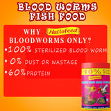 Hallo Feed Freeze Dried Blood Worm