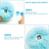 Holy Paws Chirping Ball With LED Light Plush Toy