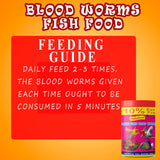 Hallo Feed Freeze Dried Blood Worm