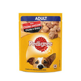 Pedigree Adult Chicken & Liver Chunk In Gravy Pouch 70 G (Pack Of 15) - Ecom Pack