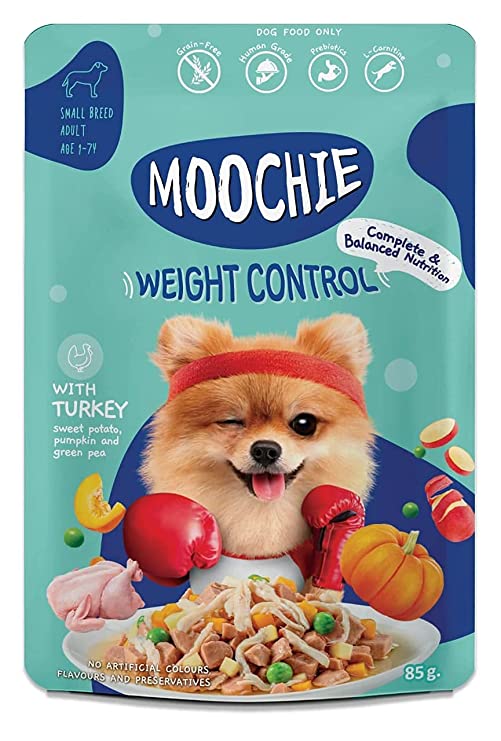 Moochie Weight Control With Turkey Pouch For Dogs