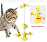 Petropolis Windmill Cat Toy with Spring Dancing Doll