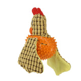 Basil Flamingo / Chicken Bird With TPR Ball & Squeaky Neck Plush Dog Toy