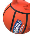 Gigwi Basket Ball with Rubber Handle Jumball Dog Toy - Orange