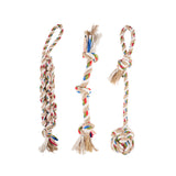 Bark Butler Fofos Flossy 3 Knots Rope Toy