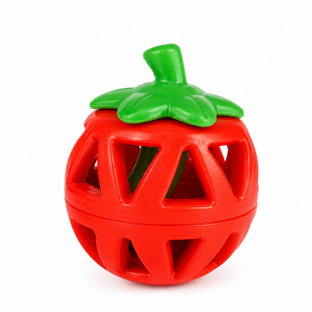Holy Paws Stawberry Shape Bite Dog Treat Dispenser Chew Toy