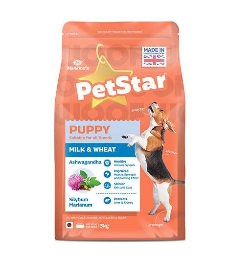 Petstar Milk & Wheat Puppy All Breed Dog Dry Food