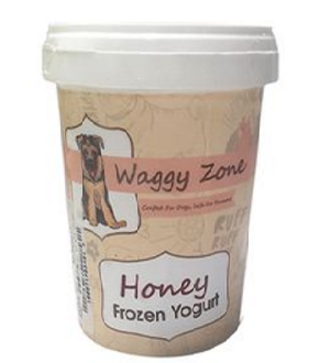 Waggy Zone Frozen Yogurt - Honey Flavour