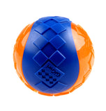 Gigwi Squeaker Transparent Ball -  Blue/Orange