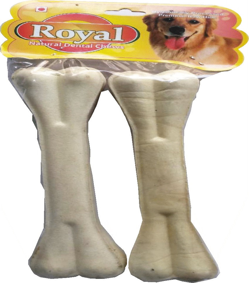 Royal Natural Raw Hide Bone 8 Inch