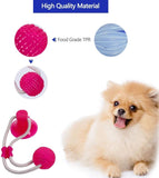 Petropolis Self-Playing Vaccum With Rubber Ball Rope Dog Toy