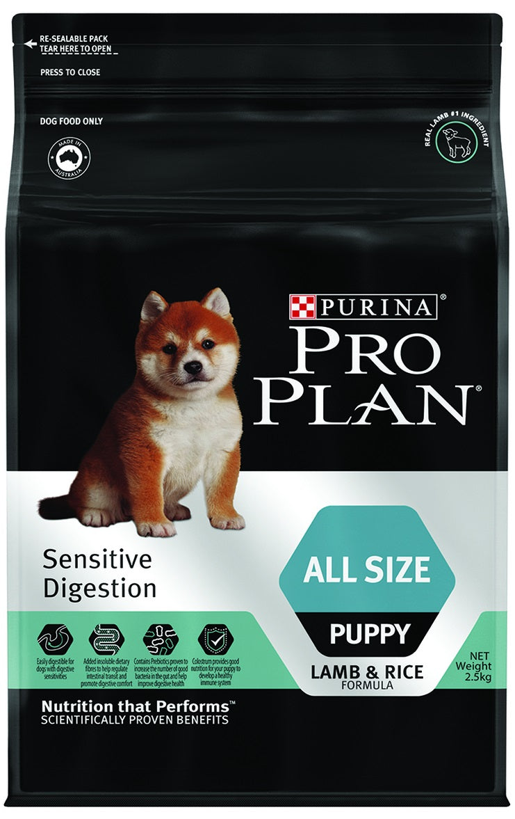 Pro plan All Size Puppy Sensitive Digestion Lamb & Rice Formula For Dog Food