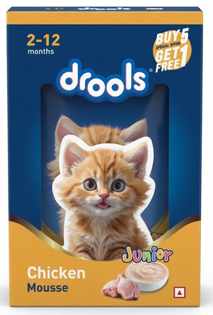 Drools Chicken Mousse Kitten Gravy Pouch Buy 5 Get 1 Free