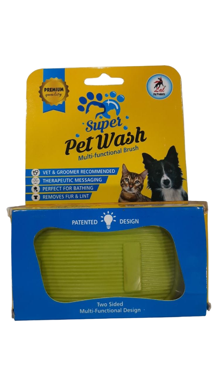 Super Pet Wash Two Multi Functional Brush