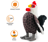 Fofos Rooster Plush Dog Toy