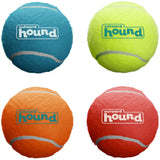 Outward Hound Squeaker Ballz Tennis Multicolor Ball Dog Toy - (Pack Of 4)