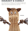 Outward Hound Ranch Roperz Horse Plush Squeaky Dog Toy - Brown