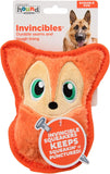 Outward Hound Invincibles Durablez Fox Dog Toy - Orange