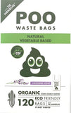 M-Pets Natural Vegetable Based Poo Waste Bags With Tie Handles  - Lavender Scent