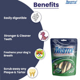 Twistix : Small Wheat-Free Dental Chews – Vanilla Mint Flavor Dog Treats