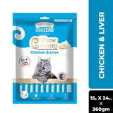 Signature : GrainZero Woow Creamy Lickable Cat Treats – Chicken & Liver (4+1 Free Sachets)