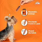 Imaginelees POW : Grillers Kebab Dog Treats – Flame-Grilled Chicken (Chewy)