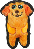 Outward Hound Invincibles Plush Dog Stuffingless Squeaker Toy - Orange