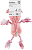 Outward Hound Ranch Roperz Pig Plush Squeaky Dog Toy - Pink
