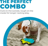 Outward Hound Durablez Hedgehog Plush Dog Toy - Turquoise